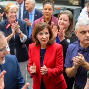 Trump has promised to issue checks if the GOP holds the House. Is he taking a page from Hochul?